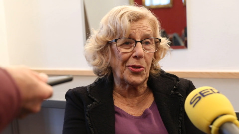Carmena dice que los ediles de Podemos "continuarÃ¡n en el proyecto"