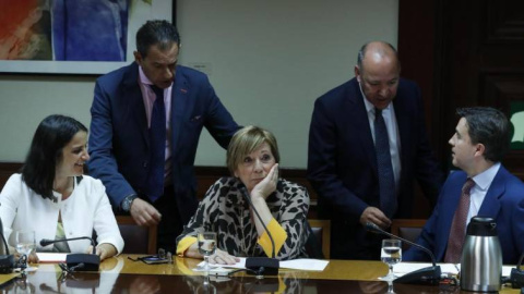 Integrantes de la Comisión de Seguimiento del Pacto de Toledo | EFE Integrantes de la Comisión de Seguimiento del Pacto de Toledo | EFE