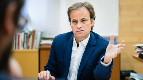 Asens, durant l'entrevista amb 'Públic'. JOEL KASHILA. Asens, durant l'entrevista amb 'Públic'. JOEL KASHILA.