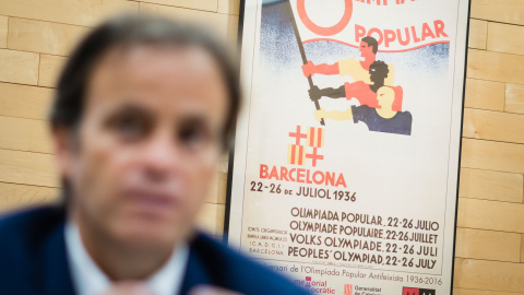 Asens al seu despatx a l'Ajuntament de Barcelona. JOEL KASHILA. Asens al seu despatx a l'Ajuntament de Barcelona. JOEL KASHILA.