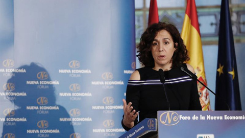 13/02/2019.- La secretaria de Estado de la España Global, Irene Lozano, durante su intervención este miércoles en un desayuno informativo del Foro de la Nueva Economía. EFE/J.P.Gandul 13/02/2019.- La secretaria de Estado de la España Global, Irene Lozano, durante su intervención este miércoles en un desayuno informativo del Foro de la Nueva Economía. EFE/J.P.Gandul