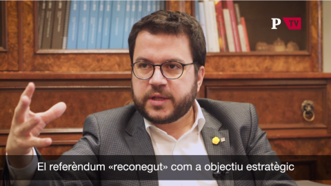 Entrevista Pere Aragonès referèndum Entrevista Pere Aragonès referèndum