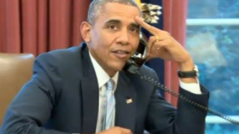 Obama, con la selección de fútbol Obama, con la selección de fútbol