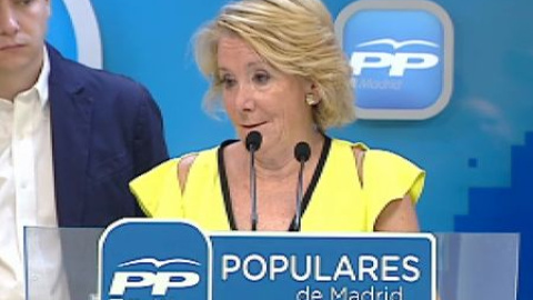 Aguirre reconoce que hay un candidato del PSOE "guapísimo"... Aguirre reconoce que hay un candidato del PSOE "guapísimo"...