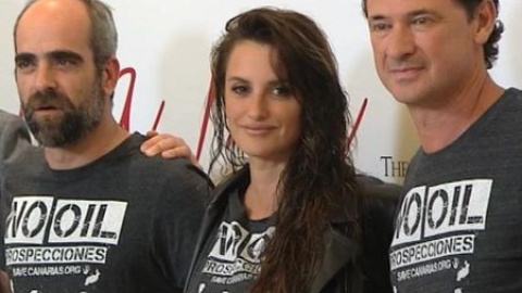 Penélope Cruz contra las prospecciones en Canarias Penélope Cruz contra las prospecciones en Canarias