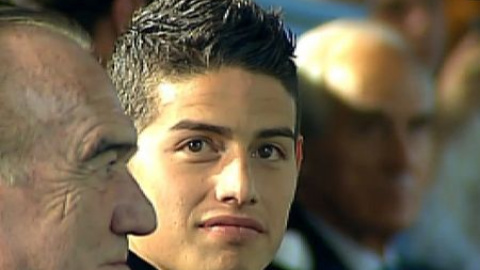 El Real Madrid presenta a James Rodríguez El Real Madrid presenta a James Rodríguez