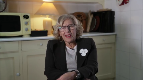 La alcaldesa de Madrid, Manuela Carmena, en el vídeo en el que anuncia su plataforma electoral, Más Madrid. La alcaldesa de Madrid, Manuela Carmena, en el vídeo en el que anuncia su plataforma electoral, Más Madrid.