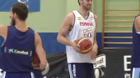La selección española de baloncesto se prepara para el Mundial La selección española de baloncesto se prepara para el Mundial
