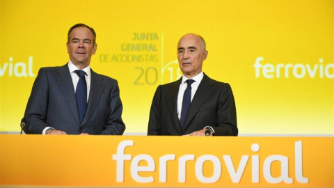 El presidente de Ferrovial, Rafael del Pino, y su consejero delegado, Íñigo Meira. E.P. El presidente de Ferrovial, Rafael del Pino, y su consejero delegado, Íñigo Meira. E.P.
