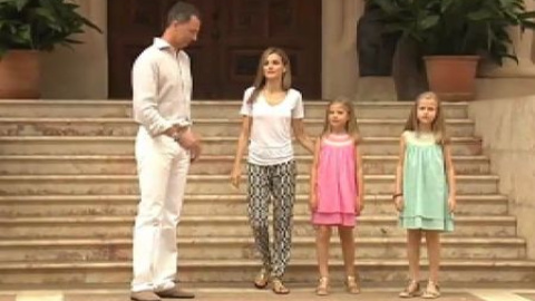 Los Reyes posan en Marivent Los Reyes posan en Marivent