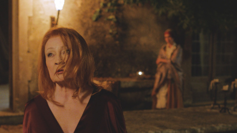 Ingrid Caven, en una secuencia de la película. Ingrid Caven, en una secuencia de la película.