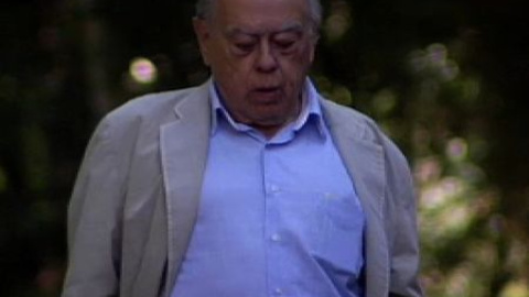 Pujol tranquilo en su residencia de verano de Queralbs Pujol tranquilo en su residencia de verano de Queralbs
