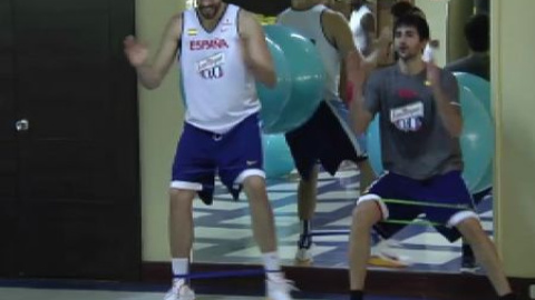 La selección de baloncesto ya entrena en Las Palmas La selección de baloncesto ya entrena en Las Palmas