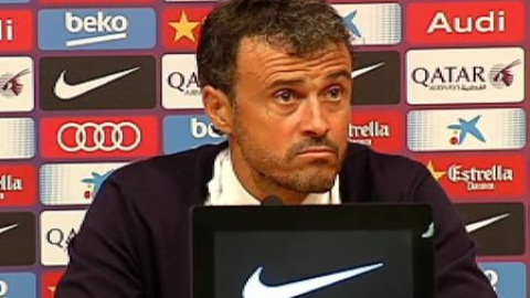 Luis Enrique: "Messi es el mejor del mundo, incluso defendiendo" Luis Enrique: "Messi es el mejor del mundo, incluso defendiendo"