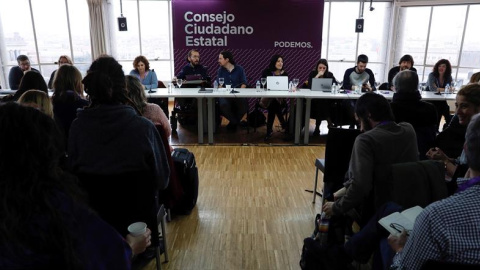 Consejo Ciudadano Estatal de Podemos / EFE Consejo Ciudadano Estatal de Podemos / EFE