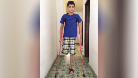 Wilson, hondureño de 18 años. Wilson, hondureño de 18 años.