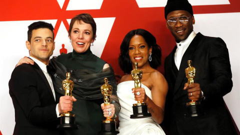Los cuatro actores que han ganado el Oscar este año. (EFE) Los cuatro actores que han ganado el Oscar este año. (EFE)