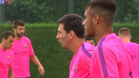 El Barça afina el debut en Champions El Barça afina el debut en Champions