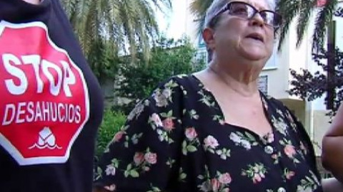 Movilización de la PAH para impedir el desahucio de una mujer discapacitada Movilización de la PAH para impedir el desahucio de una mujer discapacitada