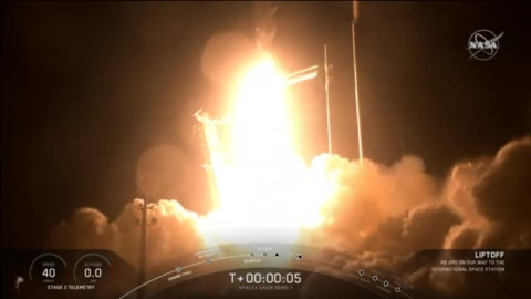SpaceX lanza con éxito al espacio la Crew Dragon SpaceX lanza con éxito al espacio la Crew Dragon