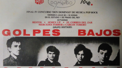 Entrada de un concierto de Golpes Bajos. Entrada de un concierto de Golpes Bajos.