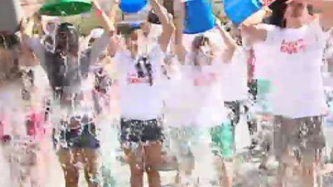 El cubo de agua helada llega a Roa El cubo de agua helada llega a Roa