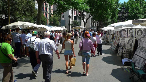La Rambla de Barcelona, en plena temporada turística . /Ajuntament de Barcelona La Rambla de Barcelona, en plena temporada turística . /Ajuntament de Barcelona