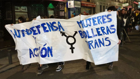 Marcha feminista 'Reclama las calles y la noche', celebrada en Madrid. / FERMÍN GRODIRA Marcha feminista 'Reclama las calles y la noche', celebrada en Madrid. / FERMÍN GRODIRA