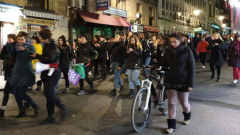 Marcha feminista 'Reclama las calles y la noche', celebrada en Madrid. / FERMÍN GRODIRA Marcha feminista 'Reclama las calles y la noche', celebrada en Madrid. / FERMÍN GRODIRA