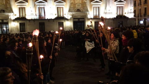 Marcha feminista 'Reclama las calles y la noche', celebrada en Madrid. / FERMÍN GRODIRA Marcha feminista 'Reclama las calles y la noche', celebrada en Madrid. / FERMÍN GRODIRA