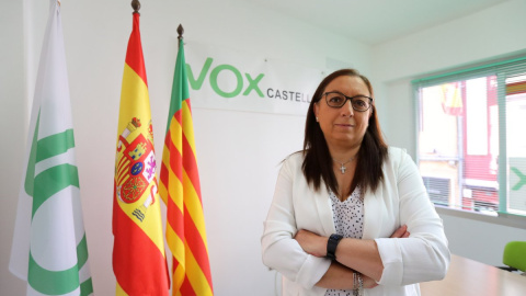 La presidenta provincial de Vox en Castellón, Llanos Massó. Twitter La presidenta provincial de Vox en Castellón, Llanos Massó. Twitter
