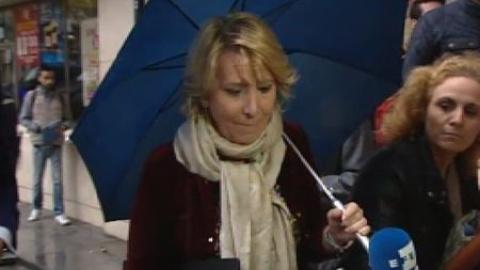 Esperanza Aguirre acude al acto de conciliación con Podemos Esperanza Aguirre acude al acto de conciliación con Podemos