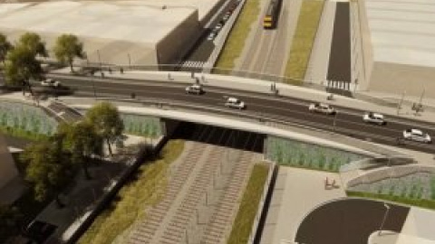 En marcha la reforma del puente de Santander, en Barcelona En marcha la reforma del puente de Santander, en Barcelona