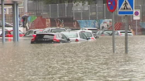 El temporal ha azotado con fuerza a Vigo El temporal ha azotado con fuerza a Vigo