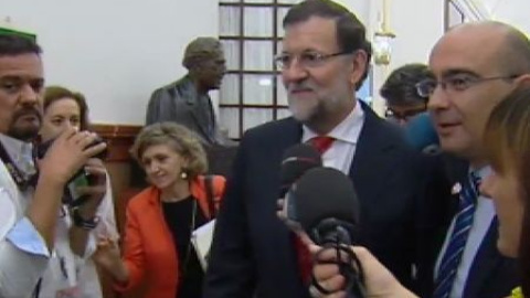 Rajoy tampoco ha querido pronunciarse hoy sobre la imputación de Acebes Rajoy tampoco ha querido pronunciarse hoy sobre la imputación de Acebes