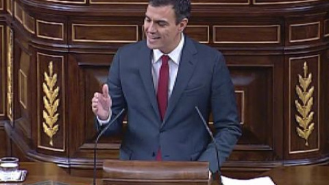 Sánchez acusa al Gobierno de "consolidar" un proyecto político basado en la "mentira" Sánchez acusa al Gobierno de "consolidar" un proyecto político basado en la "mentira"