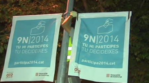La Generalitat comienza la campaña institucional para el 9N La Generalitat comienza la campaña institucional para el 9N
