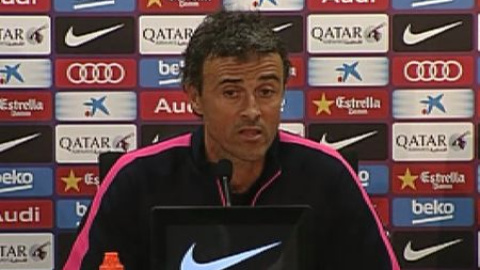 Luis Enrique: "Vendrán momentos peores" Luis Enrique: "Vendrán momentos peores"