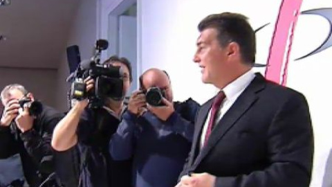 Laporta: "No descarto presentarme y ser candidato en las próximas elecciones" Laporta: "No descarto presentarme y ser candidato en las próximas elecciones"