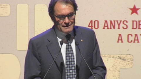 Artur Mas: "Tenemos un partido muy importante, pero no será el último para Cataluña" Artur Mas: "Tenemos un partido muy importante, pero no será el último para Cataluña"