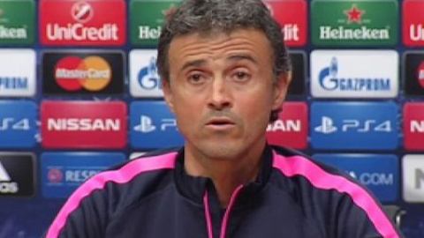 Luis Enrique: "En este club siempre hay presión" Luis Enrique: "En este club siempre hay presión"