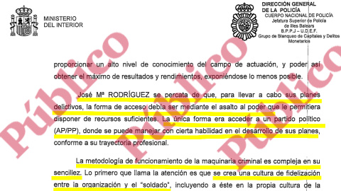 El modus operandi del hombre fuerte del PP en Baleares, según la UDEF. El modus operandi del hombre fuerte del PP en Baleares, según la UDEF.