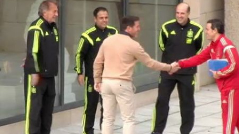 España, concentrada ante el choque contra Alemania de esta noche España, concentrada ante el choque contra Alemania de esta noche