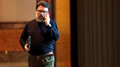 Joan Josep Nuet al Parlament de Catalunya. EFE / Alejandro García. Joan Josep Nuet al Parlament de Catalunya. EFE / Alejandro García.