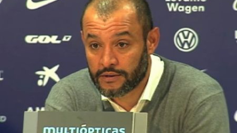 Nuno: "Es difícil entender cuando no ganas a pesar de ser muy superior" Nuno: "Es difícil entender cuando no ganas a pesar de ser muy superior"