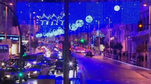 Madrid desprende espíritu navideño con su decoración luminosa Madrid desprende espíritu navideño con su decoración luminosa