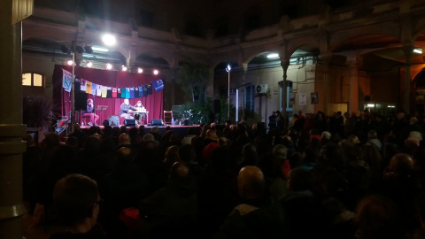 La commemoració de les tres dècades d'insubmisió, que s'ha fet a l'antiga presó Model. La commemoració de les tres dècades d'insubmisió, que s'ha fet a l'antiga presó Model.