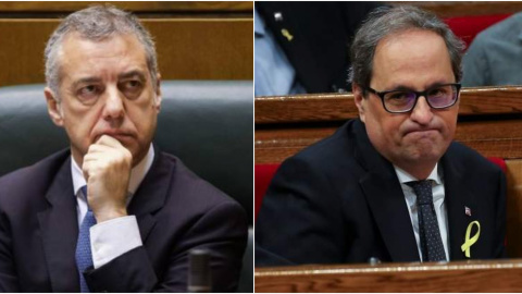 A la izquierda el lehendakari Iñigo Urkullu y el presidente de la Generalitat, Quim Torra. / EFE A la izquierda el lehendakari Iñigo Urkullu y el presidente de la Generalitat, Quim Torra. / EFE