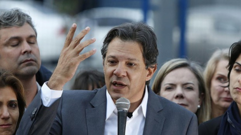 Fernando Haddad, el candidato que sustituyó a Lula da Silva en las pasadas elecciones presidenciales de Brasil EFE/Archivo Fernando Haddad, el candidato que sustituyó a Lula da Silva en las pasadas elecciones presidenciales de Brasil EFE/Archivo