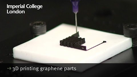 3D printing graphene parts
